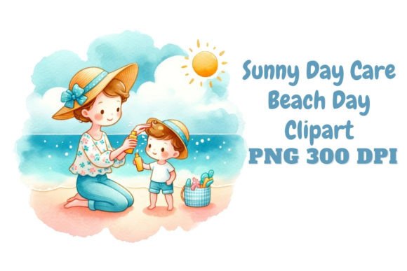 Download Sunny Day Care Beach Day Clipart - Beach day Collection