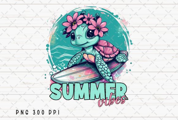 Download Summer Vibes Turtle Surf Kids Summertime - Summertime Collection