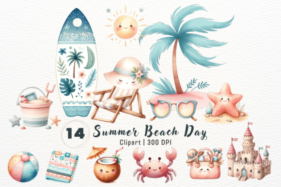 Download Summer Beach Day Clipart - Beach day Collection