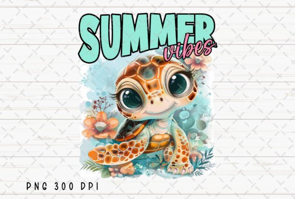 Download Summer Vibes Turtle Surf Summertime Kids - Summertime Collection