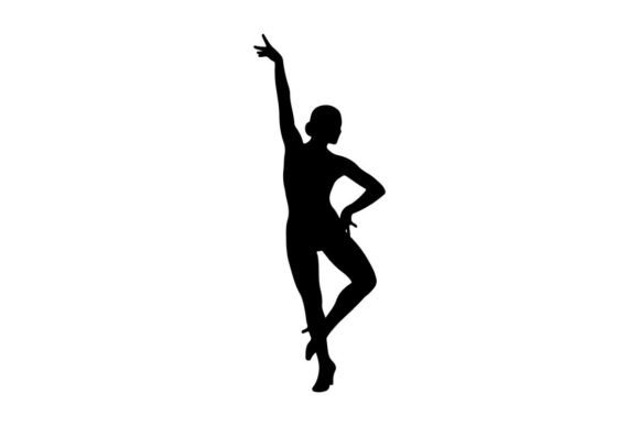 Download Dancer in Dynamic Pose Flat Design Vecto - Dynamic pose Collection